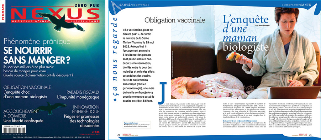 Obligation vaccinale Nexus 106