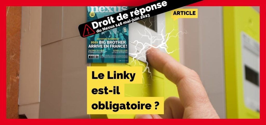 Le Linky est-il obligatoire ? du Nexus 146 mai-juin 2023