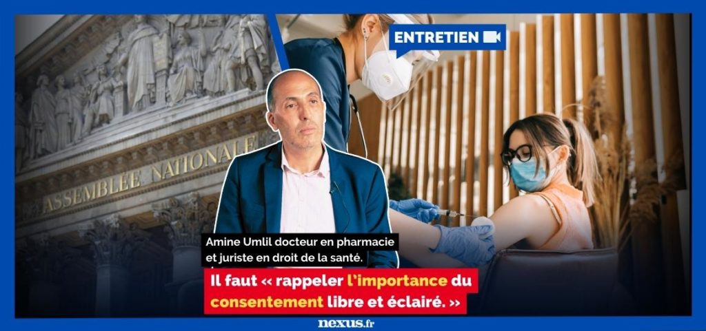 ENTRETIEN Il faut « rappeler l’importance du consentement libre et éclairé. » Amine Umlil Dr en pharmacie et juriste en droit de la santé.