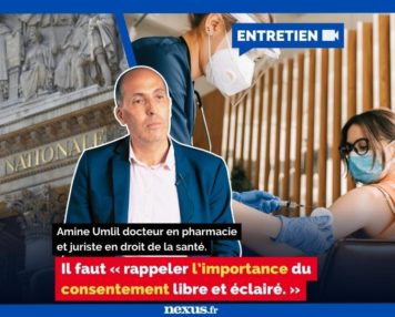 ENTRETIEN Il faut « rappeler l’importance du consentement libre et éclairé. » Amine Umlil Dr en pharmacie et juriste en droit de la santé.