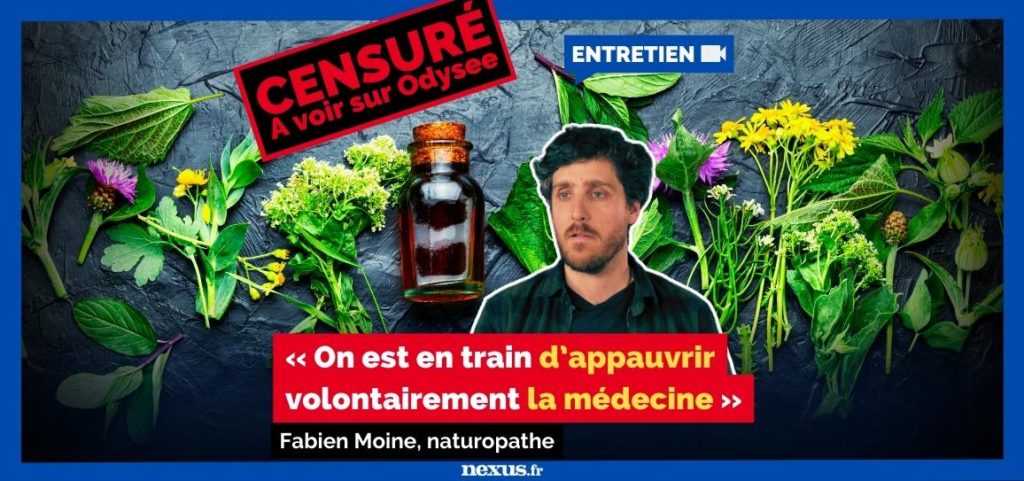 ENTRETIEN « On est en train d’appauvrir volontairement la médecine » Fabien Moine, naturopate