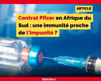 Contrat Pfizer en Afrique du Sud : une immunité proche de l’impunité ?