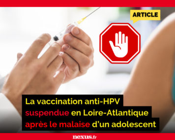La vaccination anti-HPV suspendue en Loire-Atlantique après le malaise d’un adolescent