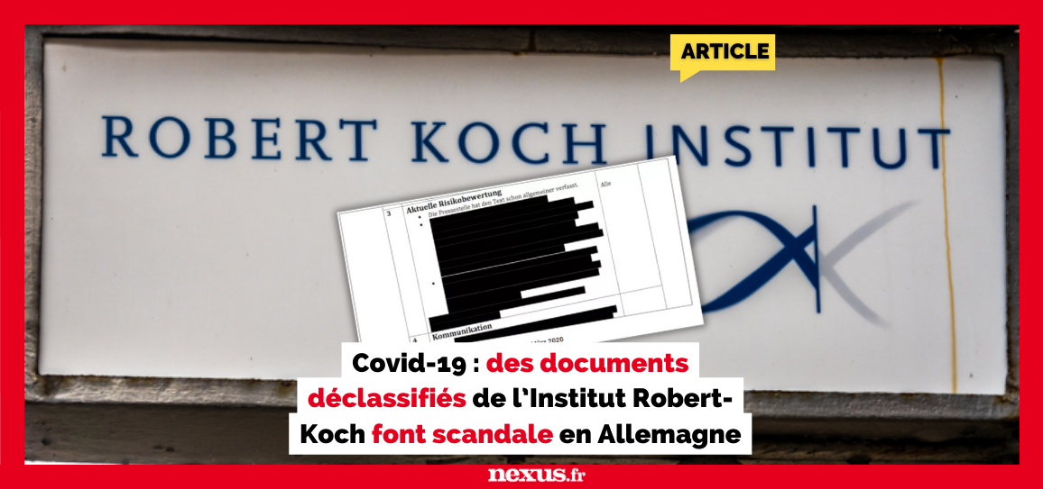 Covid-19 : des documents déclassifiés de l’Institut Robert-Koch font scandale en Allemagne